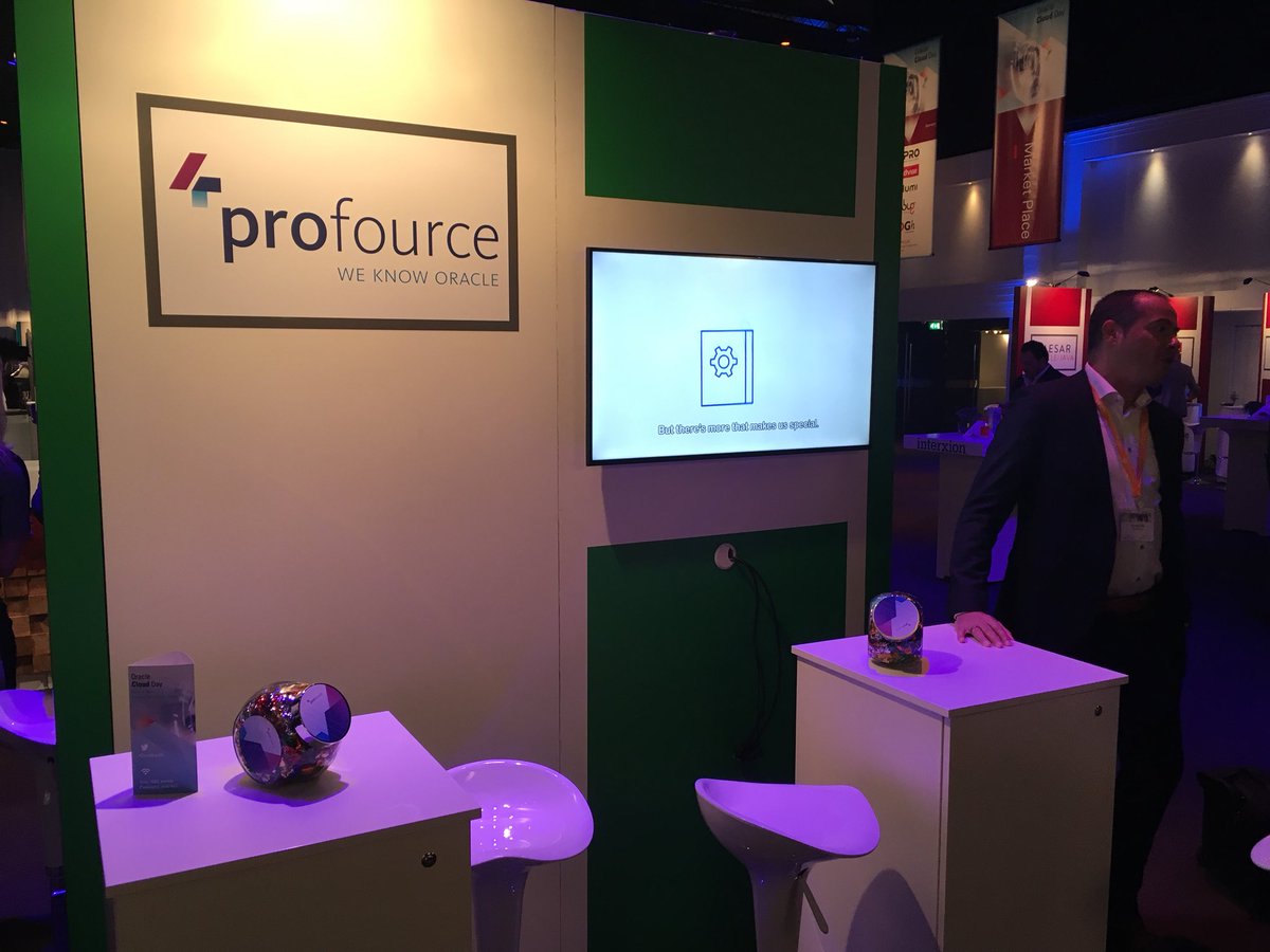 profourcepeekel's tweet image. Net als vorig jaar weer aanwezig op de Oracle Cloud dag! #keepmovingforward #profource #CloudDayNL