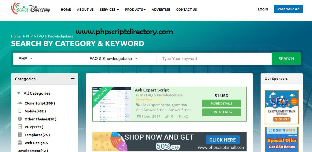 php_directory's tweet image. Our FAQ PHP Script enables you to build a website through which you can build a large community of online users who searches answers to their questions and to share their knowledge by answering the questions.
Visit Site : goo.gl/etxCMZ
#FAQ_Script #PHPScriptDirectory