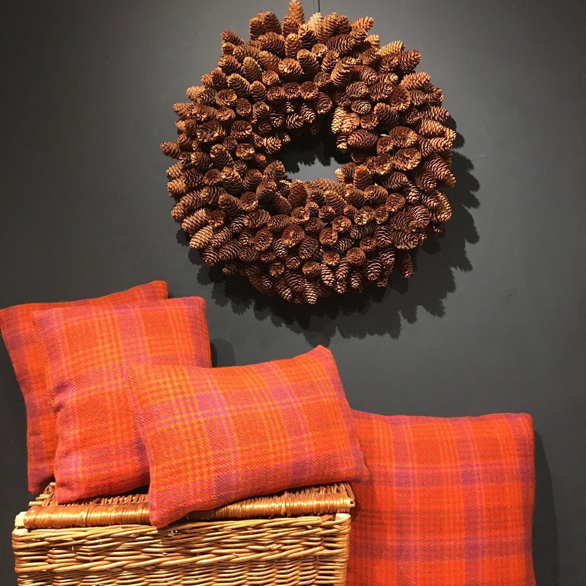 SeaforthDesigns's tweet photo. A lovely splash of colour in the winter - we love this vintage wool! In gorgeous deep pink, orange, red & mustard check.
Limited amount on the website in the seasonal section or message me for sizes. #vintagewool #britishwool #retrocushions #madeinwales #retrowool #penbrokeshire https://t.co/BG5jIEZrSC