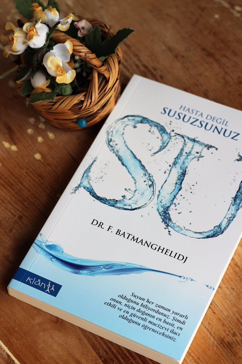 HASTA DEĞİL SUSUZSUNUZ
.
.
“Su mu, Yoksa Diğer İçecekler mi?
Suyun her zaman yararlı olduğunu biliyordunuz. Bu kitap sayesinde suyun, niçin doğanın en basit, en etkili ve en güvenli mucizevi ilacı olduğunu öğreneceksiniz.”
.
#su #suyunönemi  #klankitap