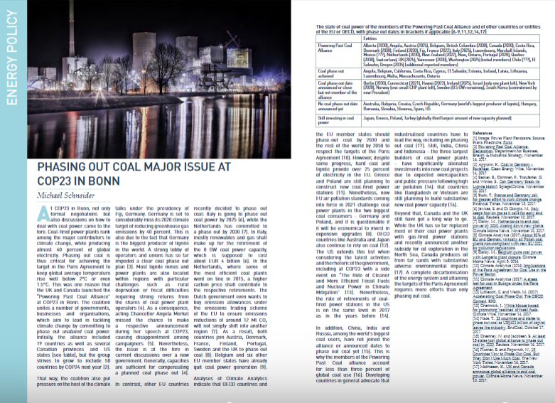 #Coal-fired power plants are among the major contributors to #climatechange, while producing 40% of global #electricity. Phasing out coal is critical for achieving the target in the #ParisAgreement to keep global average temperature rise below 2°C – More:
issuu.com/iccg/docs/iccg…