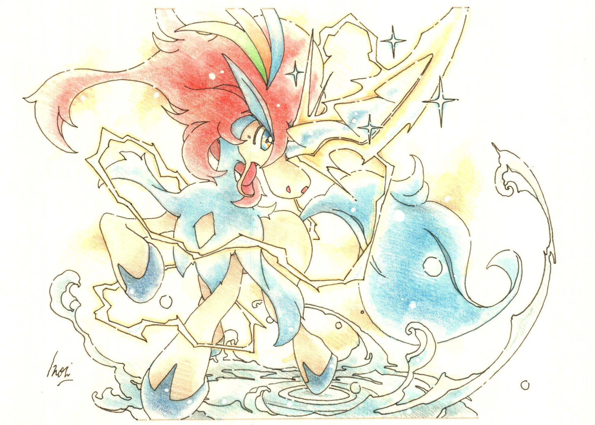 Inori En Twitter 今日のポケモン図鑑 ｎｏ ６１３ ケルディオの しんぴのつるぎ