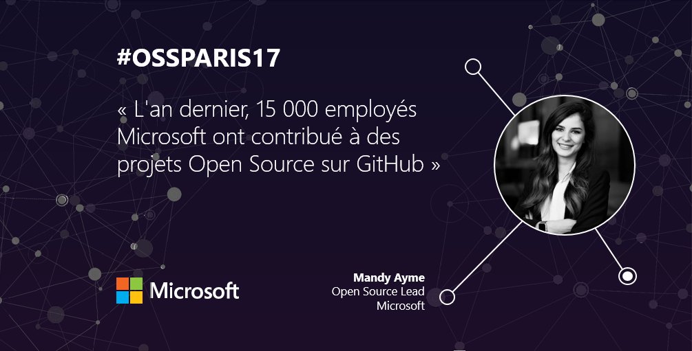 msdev_fr's tweet image. #OSSPARIS17 - Retour sur l&apos;événement : @mandyayme sur la transformation #OpenSource interne de Microsoft #GitHub #OSS