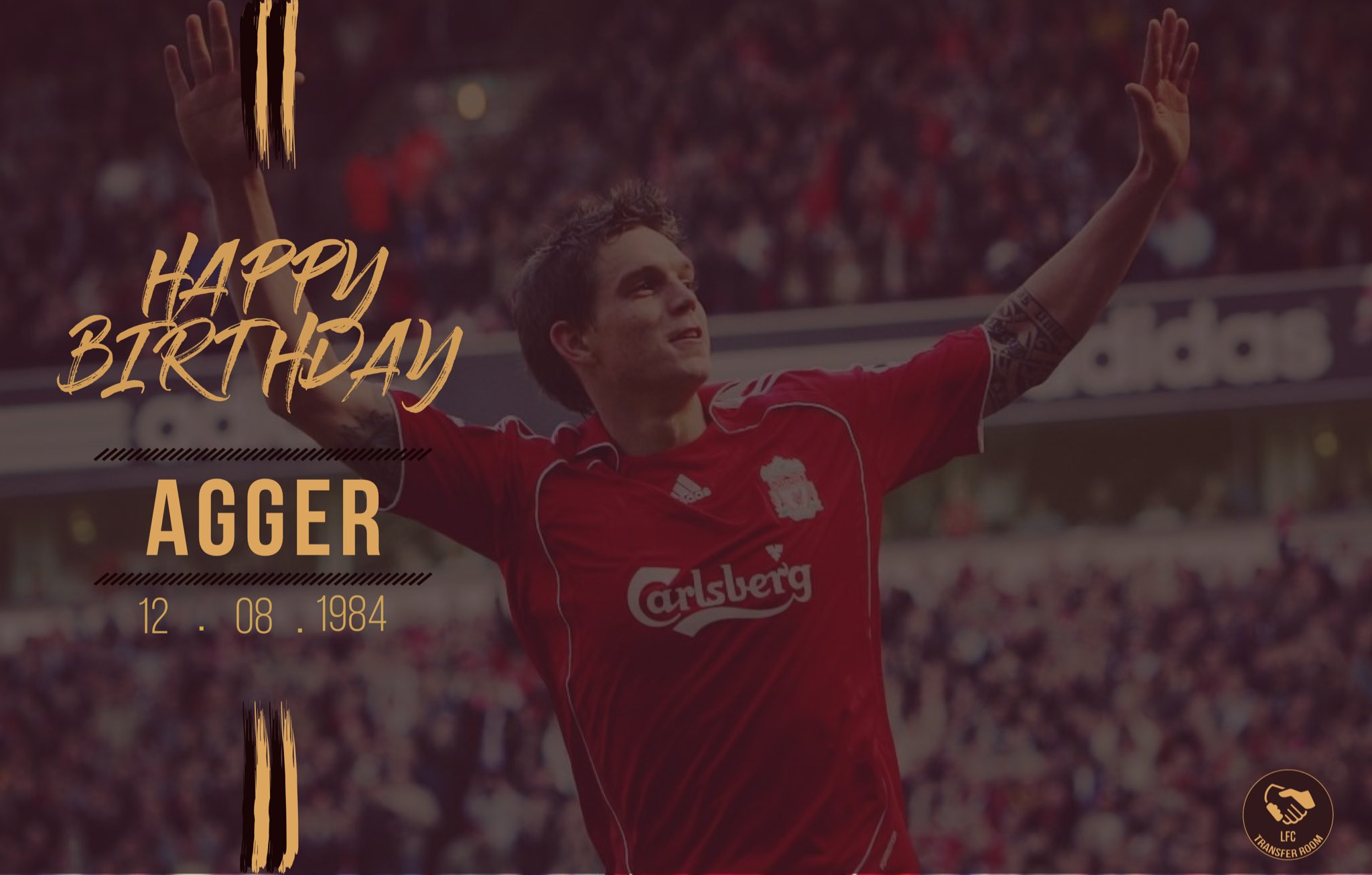   Happy Birthday to Liverpool s adopted scouser Daniel Agger, who is turning 33 years-old today! 