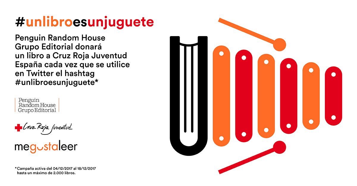 lavecinarubia's tweet photo. Por cada tuit, RT o mención con el hashtag #unlibroesunjuguete, Penguin Random donará un libro a @CRE_Juventud. 
Hay niños que no tienen juguetes ni libros. 😢
¡Ayudémoslos! 💗 https://t.co/Jv9PvhH9su