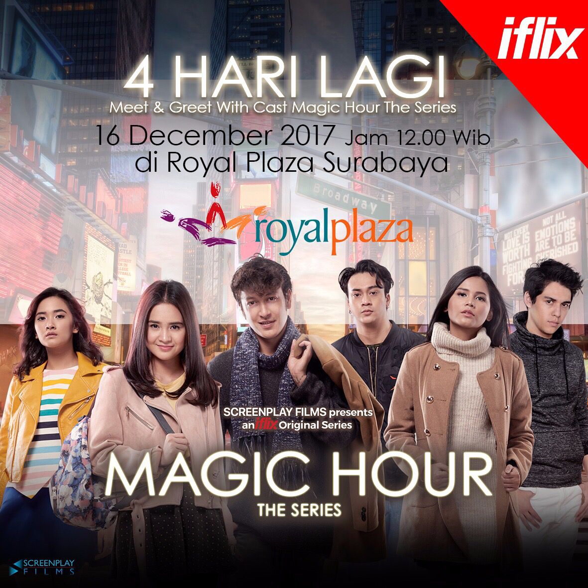 MagicHourID's tweet image. Yeay, udah siap ketemu @michelleziu @dimsanggara dan @MAX_maxime ? #MagicHourSeries @iflixID