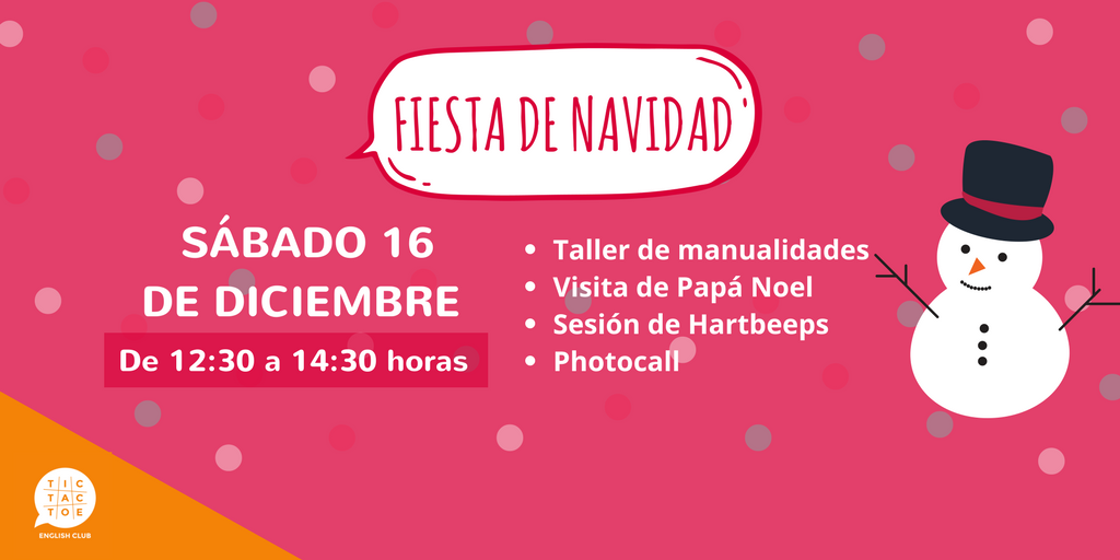 Estamos felices porque este sábado 16 de diciembre tenemos nuestra ¡¡#FIESTA DE #Navidad!! Con sesión de #Hartbeeps, manualidades, photocall, la visita de Papá Noel, música y mucha diversión ¿Ya reservaste? 😍 #Madrid greyelephant.es/actividades/fi…