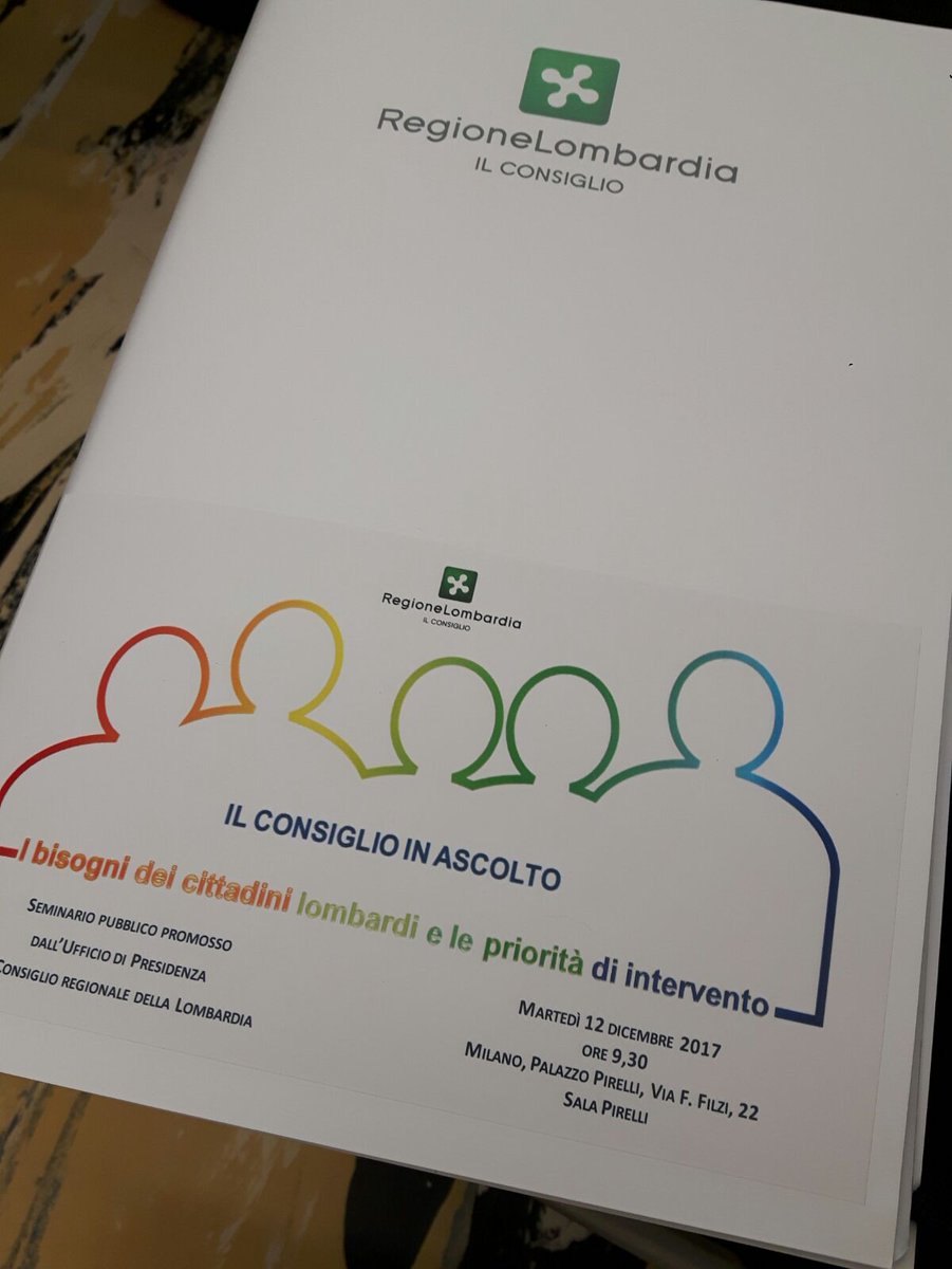 Saravalmaggi's tweet photo. La percezione dei bisogni della società lombarda - Presentazione della ricerca a #Milano in @ConsLomb . Occasione per discutere come stiamo affrontando cambiamenti in una #Lombardia che ha necessità di migliorare propria coesione sociale e raggiungere più #pariopportunità. https://t.co/MU3jqVqwds