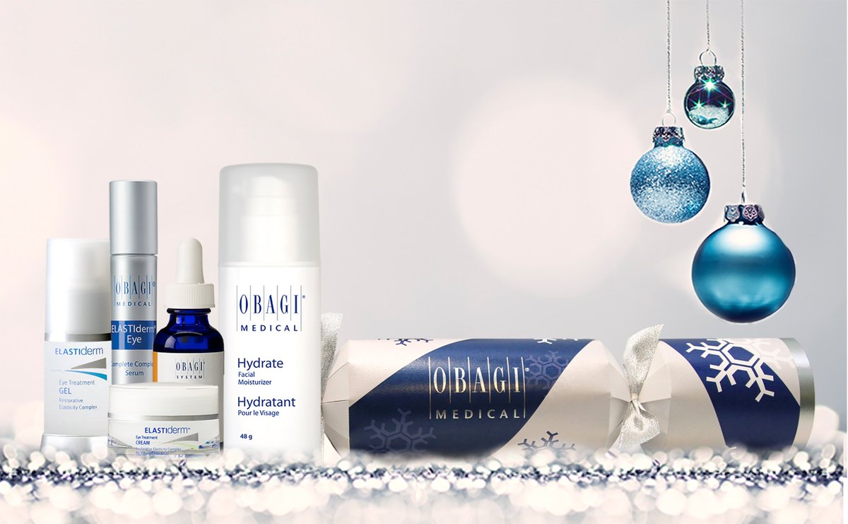 Only 13 days to go until #Christmas! Don't miss out on #Obagi Crackers, the ultimate gift for beautiful skin. Choose from 4 hand finished, luxury options including Hydrate, ELASTIderm &amp; Pro-C.