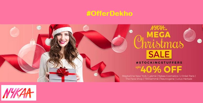 offer_dekho's tweet photo. Nykaa #Christmas Special Offers Upto 40% On Top Branded #beauty #Products #OfferDekho #makeup #cosmetics
https://t.co/HR19TUWC6l https://t.co/kkuYceepQD