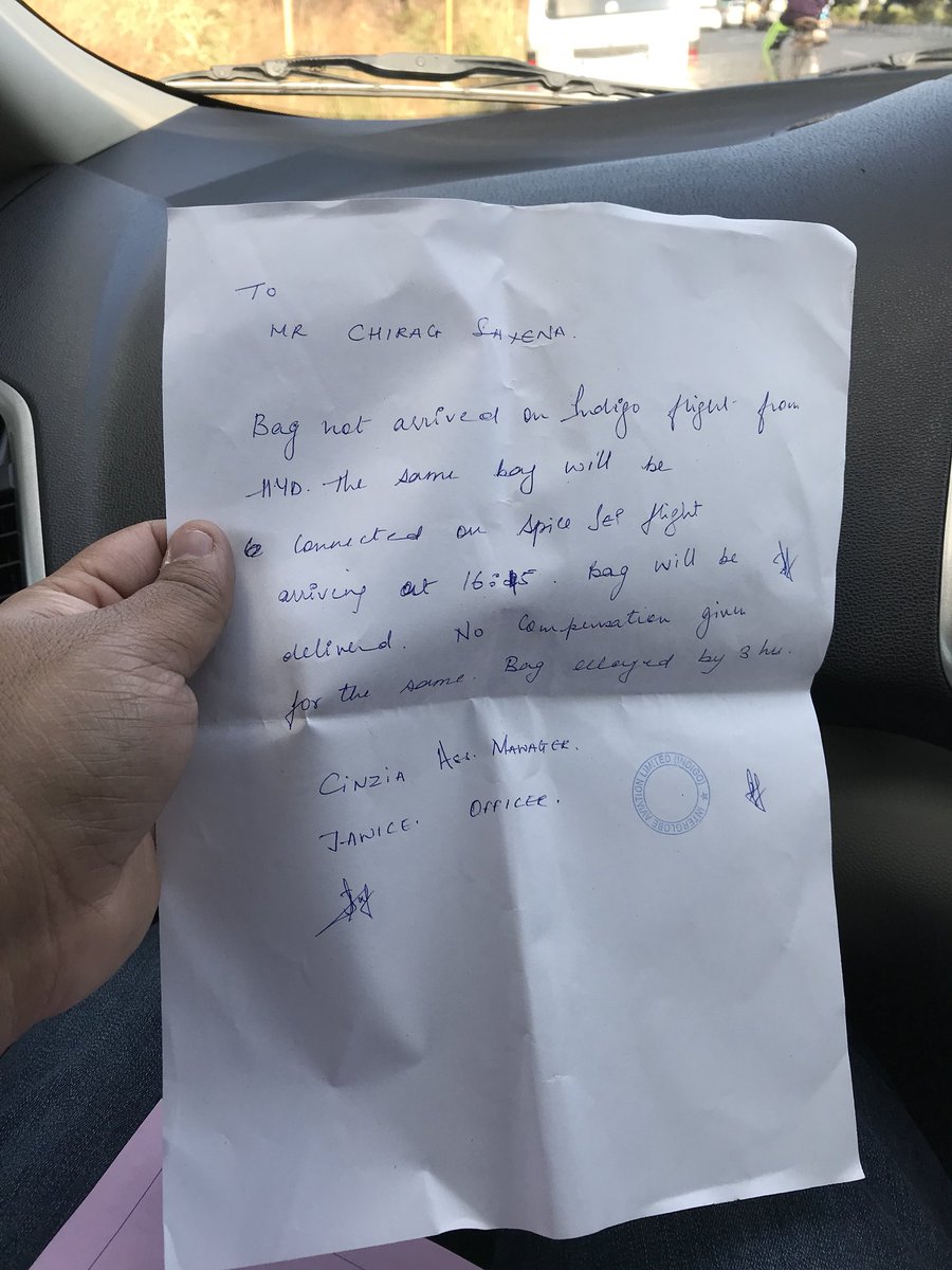 CHIRAGAS's tweet photo. Dear Indigo.. when we have a kg extra in baggage, we pay excess baggage! When Indigo delays baggage by 3 hrs, why is there no compensation?? @IndiGo6E @Go_Indigo https://t.co/pikWeI6b3G