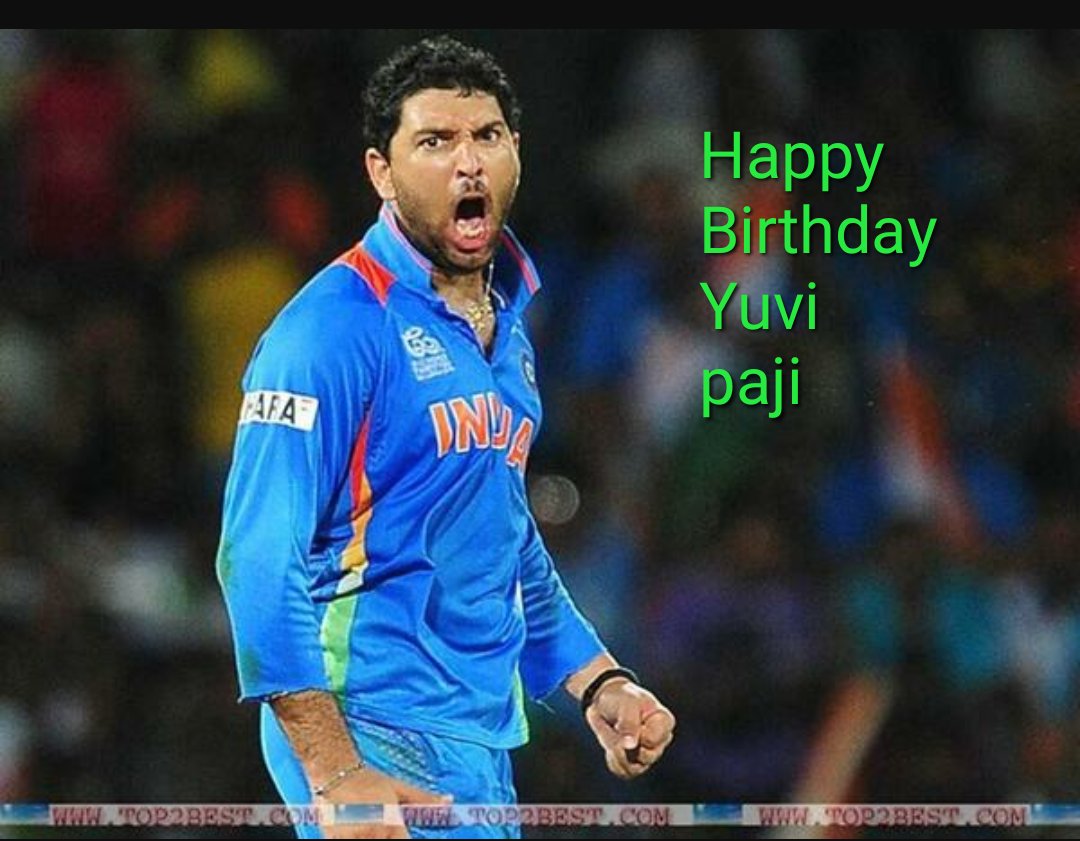 Happy Birthday sixer \"king\" yuvraj \"singh\" , 