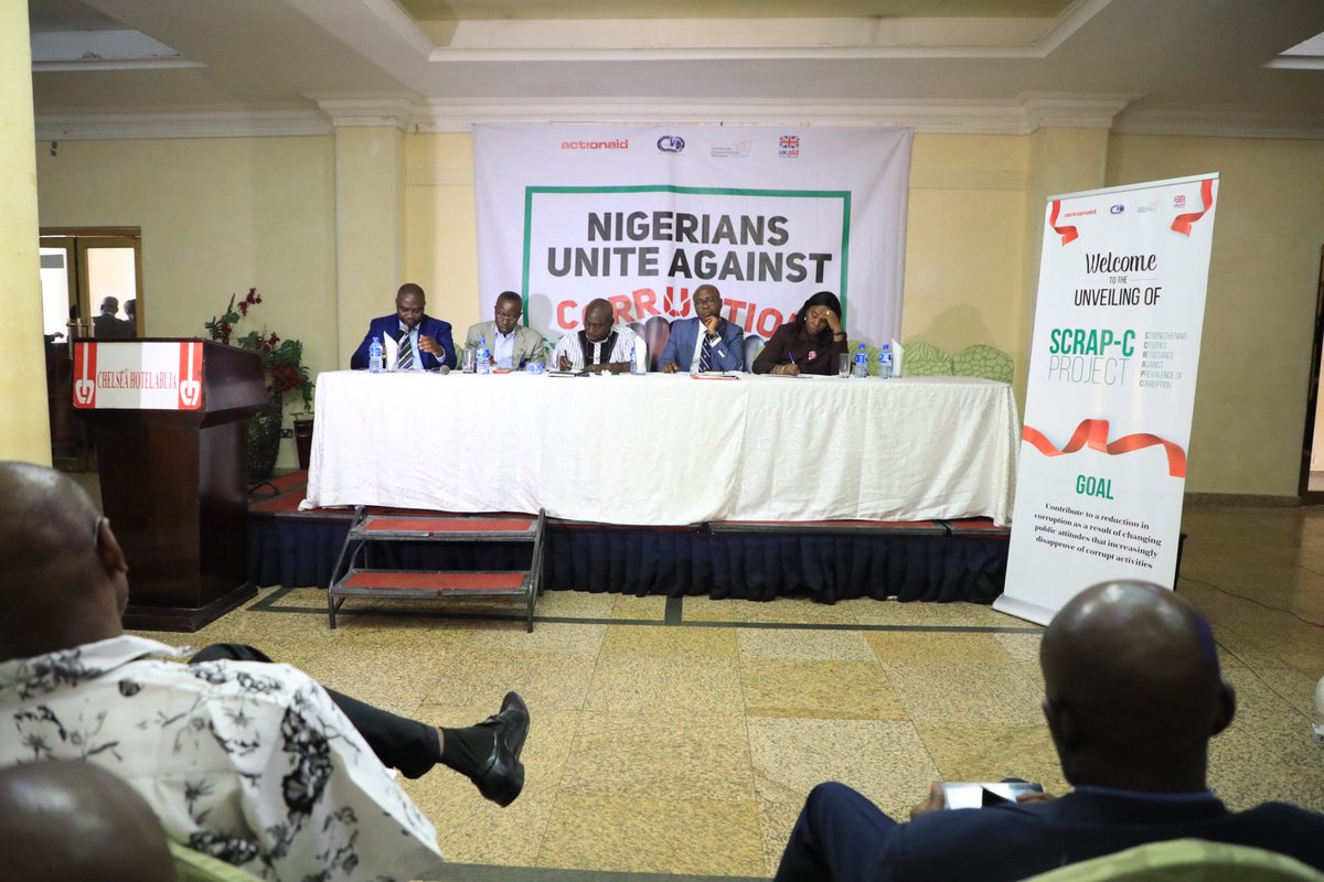 CCSImpact's tweet photo. Idoko Simon speaking on the efforts of @NOA_Nigeria to promote the anti-corruption campaign and how corruption affects everyone including him. #ScrapCorruptionNG https://t.co/Q6w6Hm8iD7