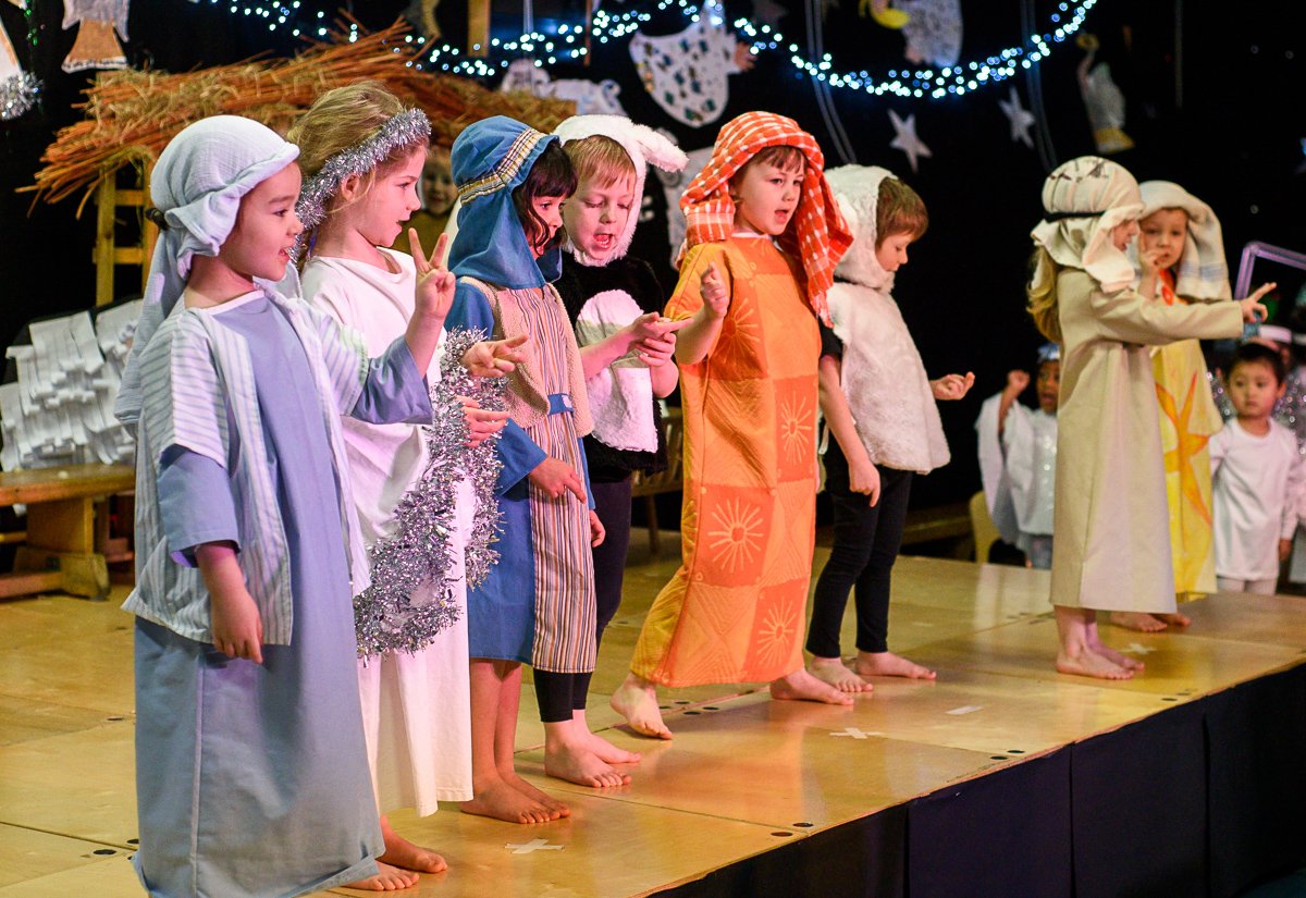 Very special Nativity by Nursery and Reception this morning. What Christmas stars they all were.  #KESChristmas