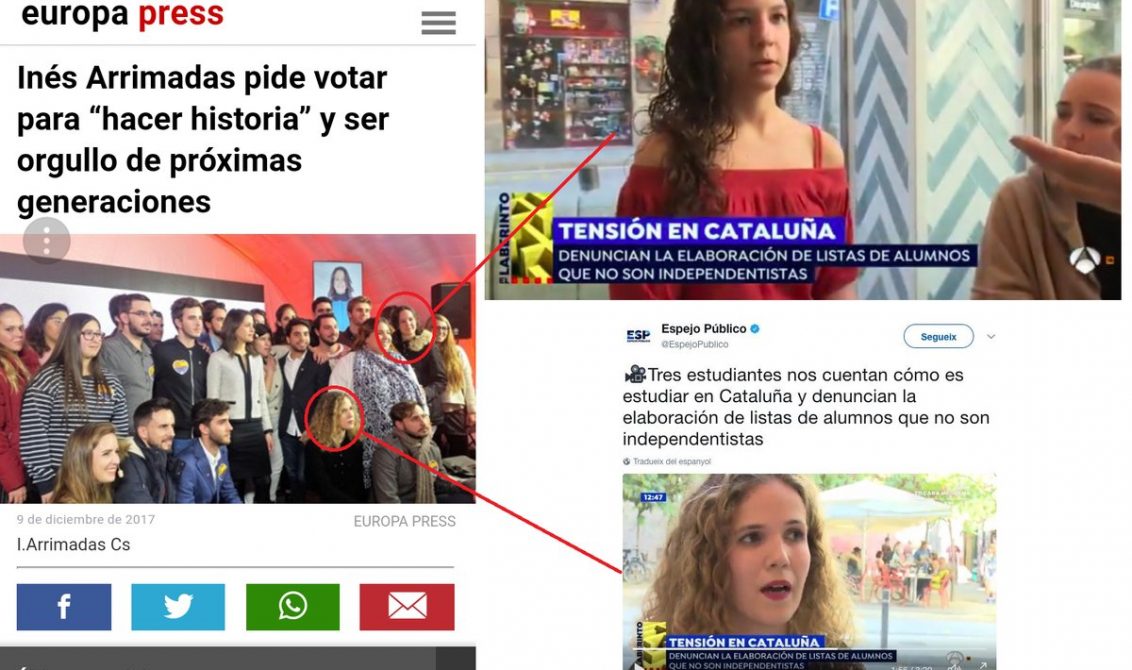 Cazadas dos militantes de C's que denunciaron en Espejo Público persecución en la universidad catalana publico.es/tremending/201…