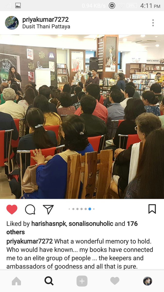 HarishaSNPK's tweet image. #AuthorMeet
All of them are soooo lucky 😍😘
#PriyaKumar #TheWiseManSaid 💕