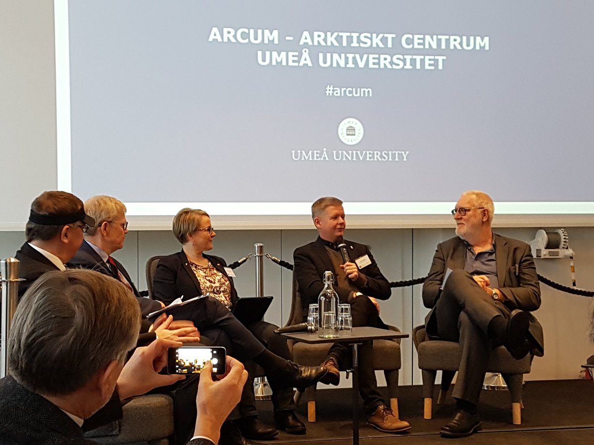MistraArctic's tweet photo. Lars Lustig lyfter fram sitt engagemang i #Mistra #Arctic på #Arktiskt forum i Umeå. #arcum 5 år https://t.co/V8KJHTCQkx