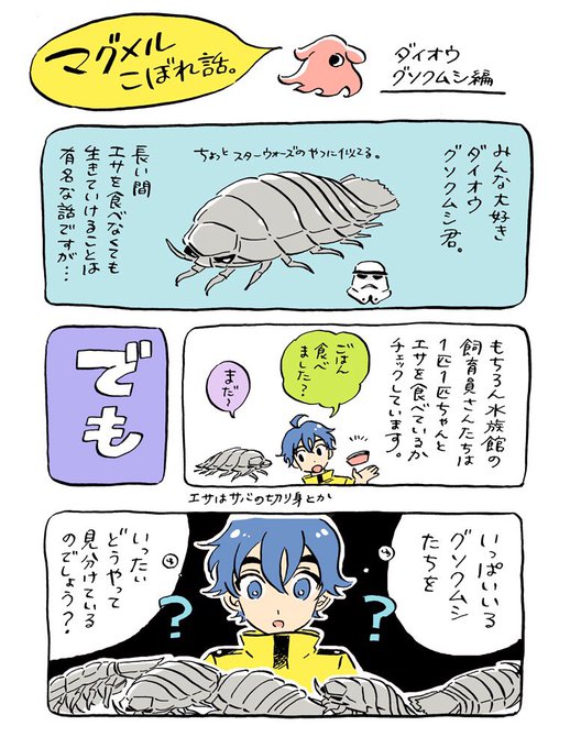 ダイオウグソクムシのtwitterイラスト検索結果 古い順