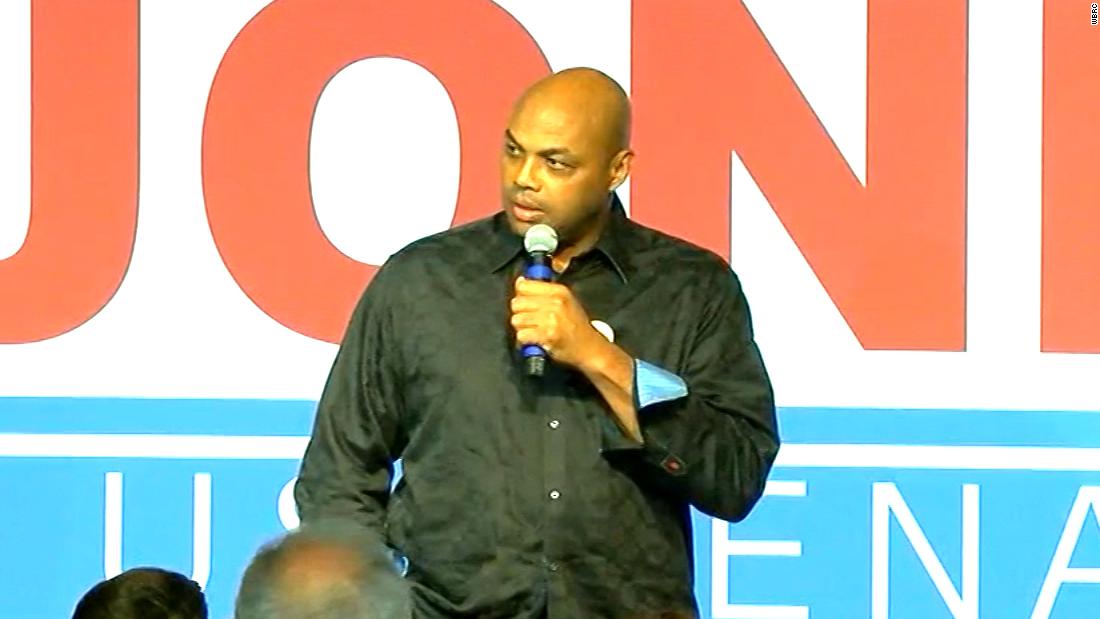 cnni's tweet photo. Former NBA player Charles Barkley says he is "nervous, nervous" about the Alabama Senate race: "I can't believe we're in this situation where the people of Alabama are going to turn a blind eye to all the accusations, all the rhetoric, all the racist B.S." https://t.co/1UWqcJohuM https://t.co/opkQ0oqIYE