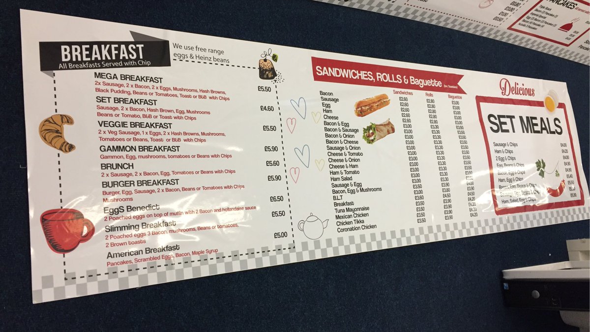 VegaprintLtd's tweet photo. Get your indoor/outdoor shop signs for your menu, products or services at Vegaprint!
#Signboard #shopsign #PRINTING #topqualityprinting #Restaurant #restaurantmenu #products #services #cardiff #indoor #outdoor #outdoorprinting #printservices https://t.co/BtiTVw5M6r