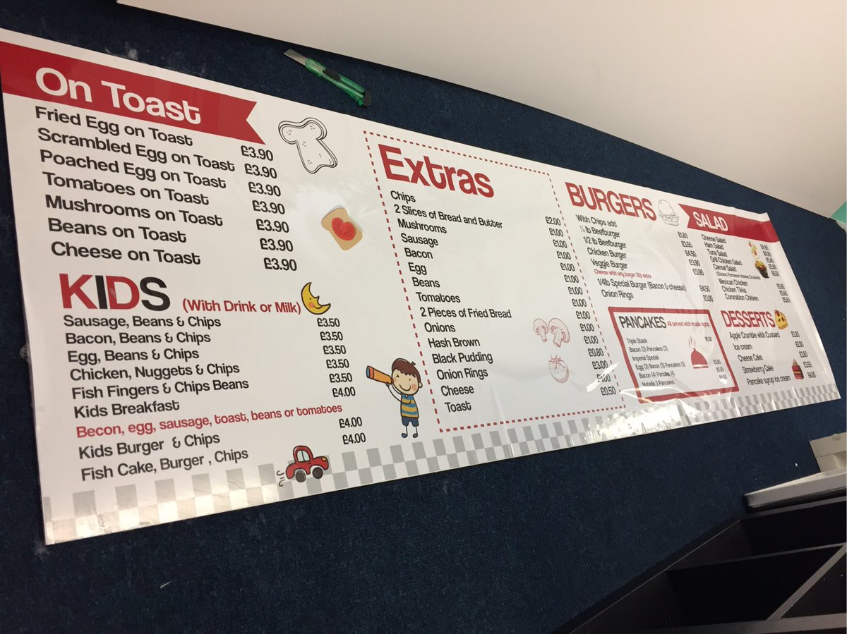 VegaprintLtd's tweet photo. Get your indoor/outdoor shop signs for your menu, products or services at Vegaprint!
#Signboard #shopsign #PRINTING #topqualityprinting #Restaurant #restaurantmenu #products #services #cardiff #indoor #outdoor #outdoorprinting #printservices https://t.co/BtiTVw5M6r