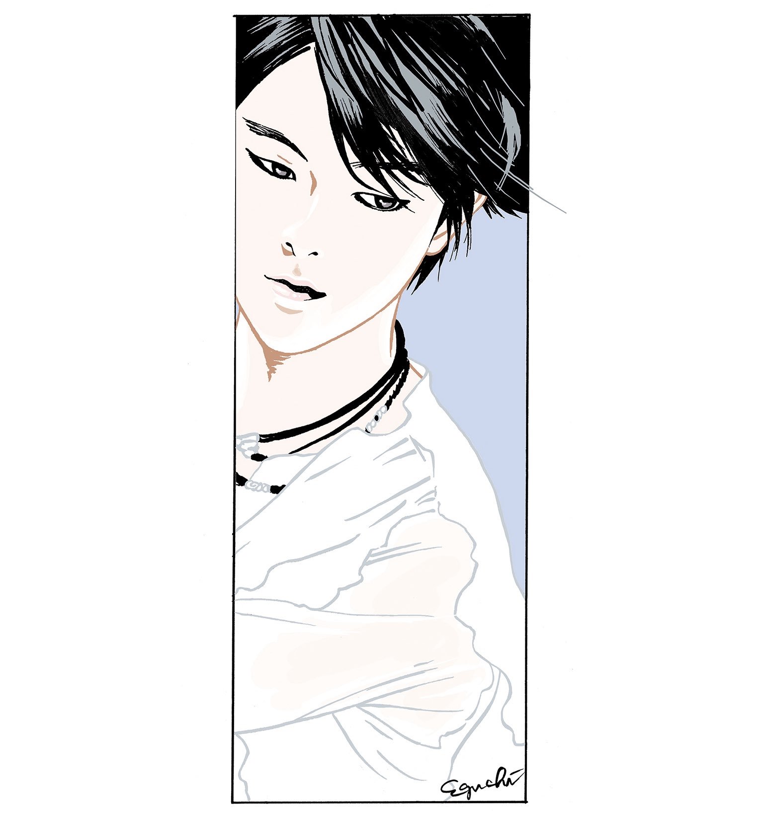 江口寿史 じゃ そろそろ全フィギュアファンが身悶えした雑誌numberで描いた羽生くんのイラストあげていいかなー T Co Hyrqlv5osk Twitter