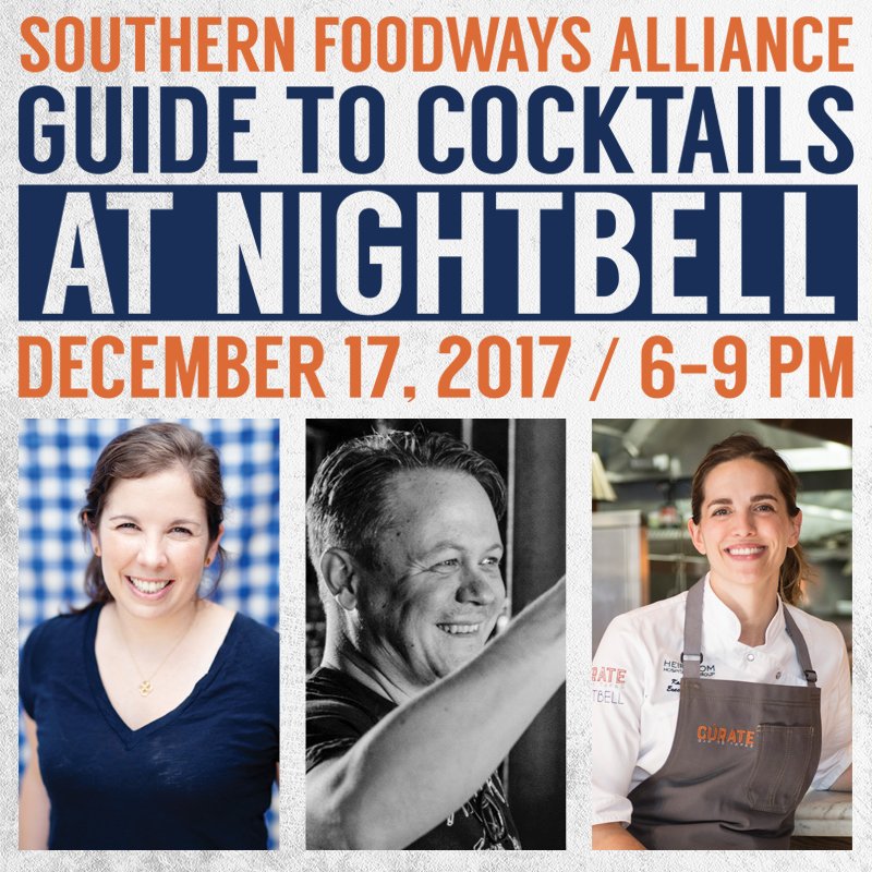 Seats are still available at Sunday's SFA Guide to Cocktails dinner! Join <a href="/SaraCampArnold/">Sara Camp Milam</a> &amp; <a href="/jerrywslater/">Jerry Slater</a> with <a href="/chefkatiebutton/">Katie Button</a> for craft cocktails and a four-course pairing dinner. Ticket price includes a signed book! #avlent #avlimbibe heirloomhg.com/events/