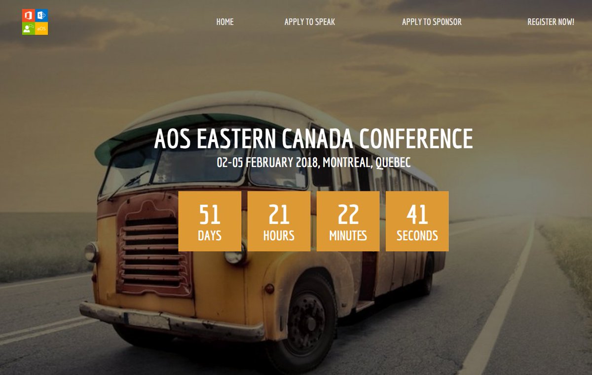 aOSComm's tweet photo. #aOSCanadianTour 2e edition
 aOS Eastern Canada 2018 #aOSEC2018 ! 
L'appel à conférenciers est ouvert :-)
Call for speakers is opened
  https://t.co/SWLw06QNje https://t.co/Et4L48pSaf
