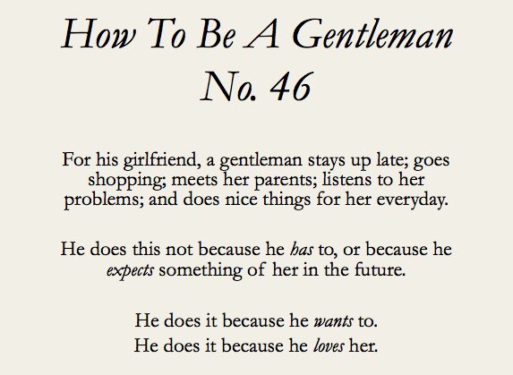 ThepowerfulPics's tweet photo. How To Be A Gentleman https://t.co/clvxz6ucm4
