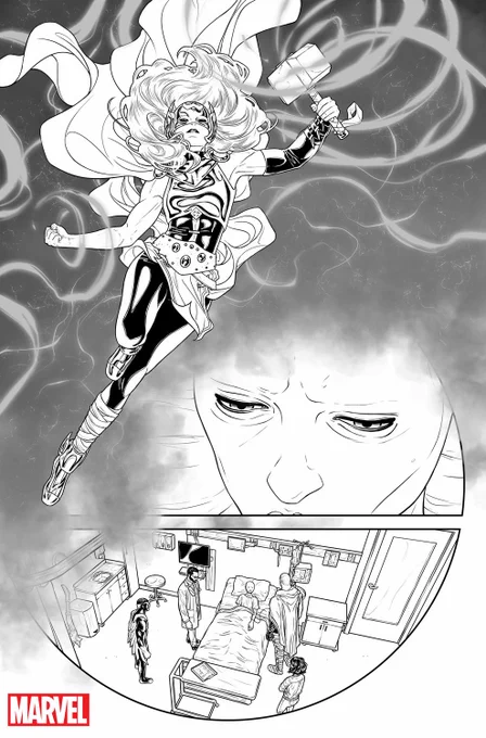 Marvel released a few of my black and white pages from #703 and #704! https://t.co/aDR5RARhdA 
