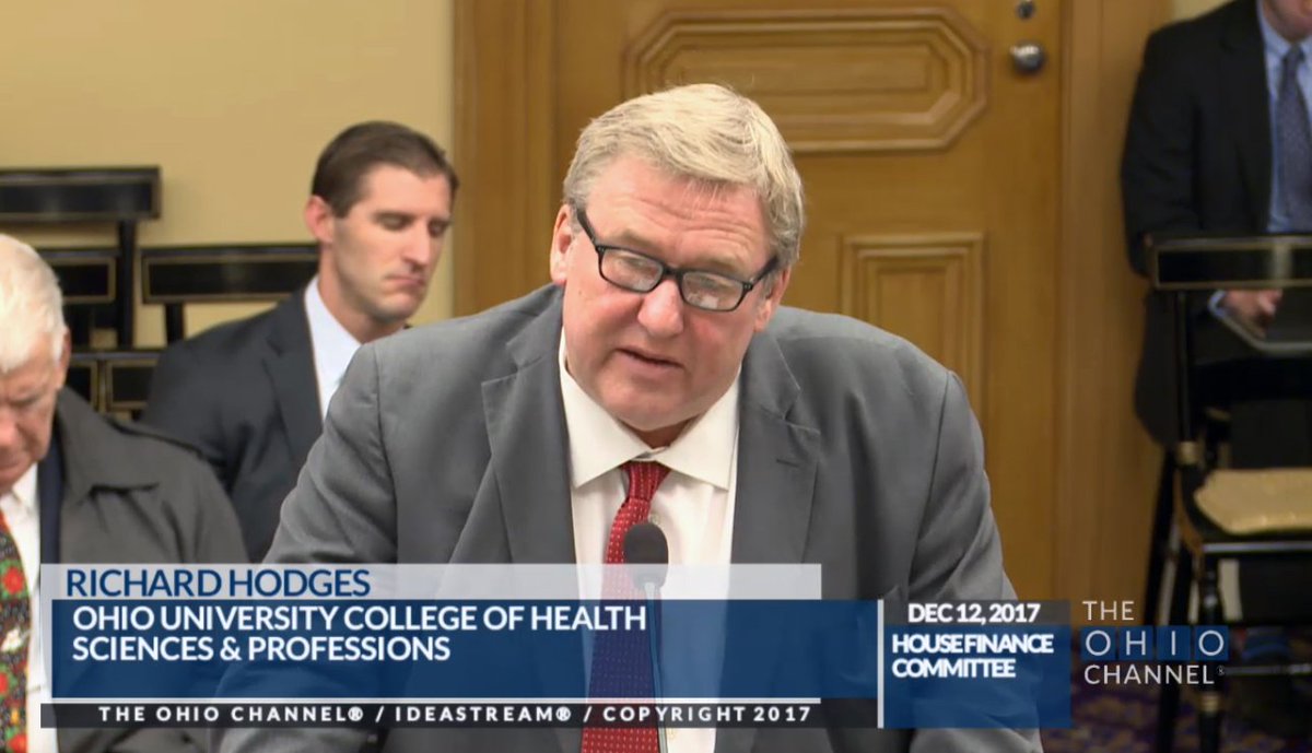 connectednation's tweet photo. Richard Hodges of OU College of Health Sciences and Professions talking about health in Appalachia.
There are a lot of reasons for poor health "but underlying all of the health-related variables in Appalachia is a lack of access to care." #HB378 #ConnectedNation https://t.co/l9UQxc8Oth