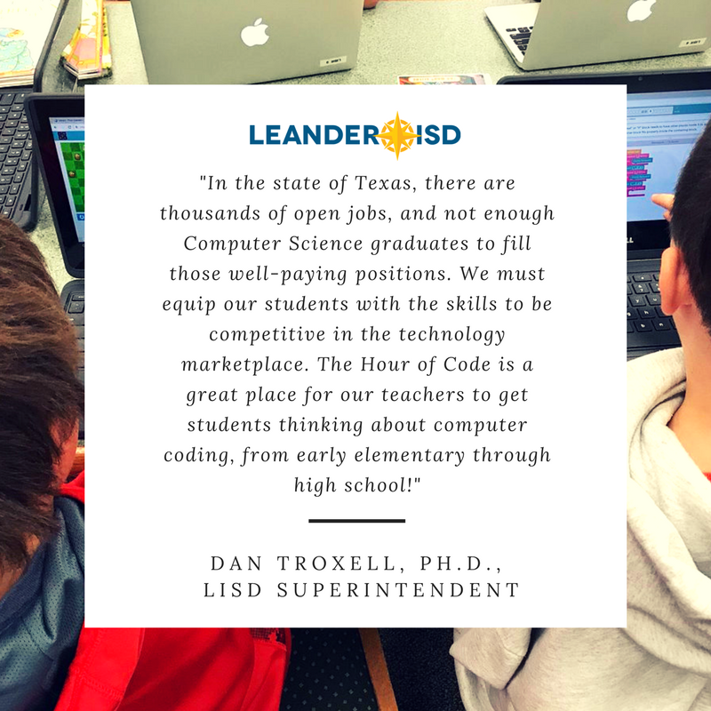 LeanderISD's tweet image. Learn more about how #LISDcodes here: bit.ly/2imnGOG