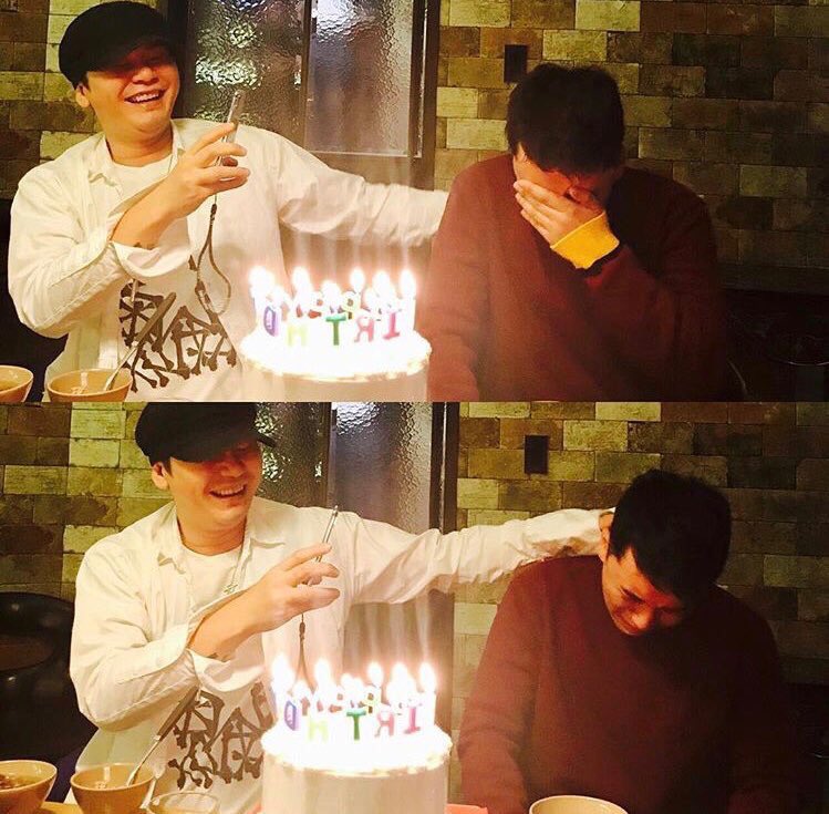 GmJuico's tweet image. ヤンサから10年以上ごしの初めてのお誕生日お祝い
最初名前すら覚えてくれなくて
お兄ちゃん達に比べて期待されていなかったスンリ
スンリは世界一のマンネで、スンリのいないBIGBANGは考えられないよー
今日のコンサート楽しみ👍💓
#スンリの涙に弱い
#普段泣かない子だからね