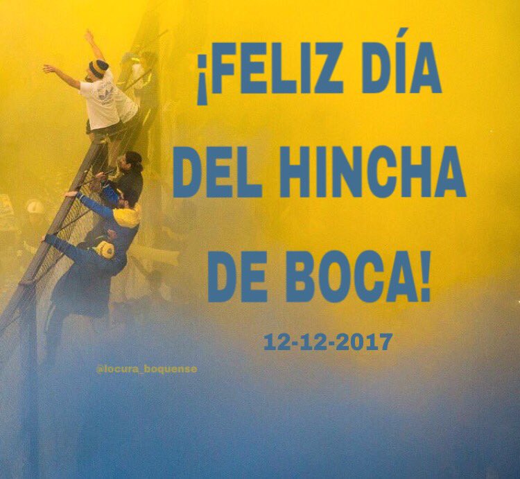 locura_boquense's tweet image. ¡FELIZ #DíaDelHinchaDeBoca!