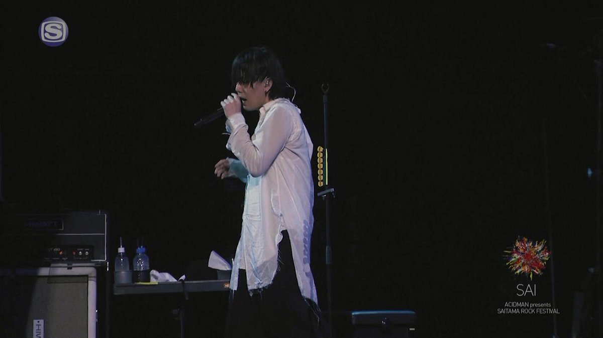 RADWIMPSCHF's tweet photo. SPACE SHOWER TV モンスターロック「SAITAMA ROCK FESTIVAL “SAI”」
実際放送されたのは「05410-(ん)」ではなく、「DADA]でした。😂
#RADWIMPS 
＃@spaceshowertv https://t.co/w0uj8ltlCB