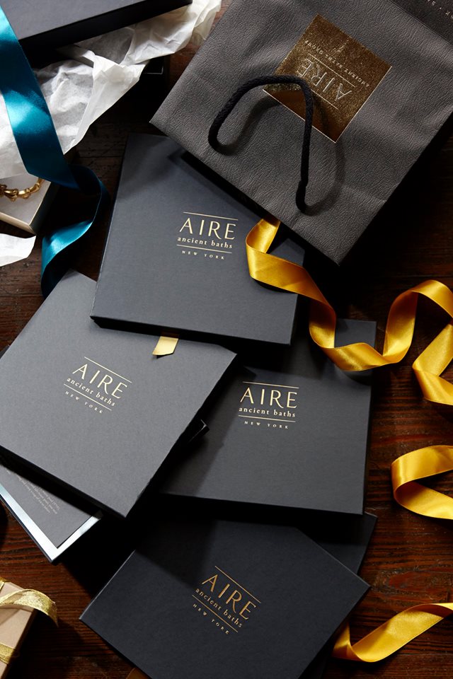 There's something in the air these holidays... Something ideal to unwind and rediscover ourselves. 
Our AIRE gift boxes can be bought online or can be sent directly to your home -&gt; bit.ly/2jSe3I0