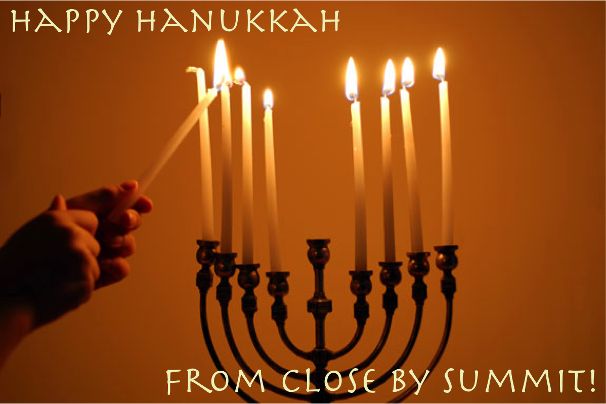 Happy Hanukkah from Close By Summit! Warmest wishes for a joyful holiday filled with family, fun, and lights! #hanukkah #happyhanukkah #closebysummit #summit #summitnj
