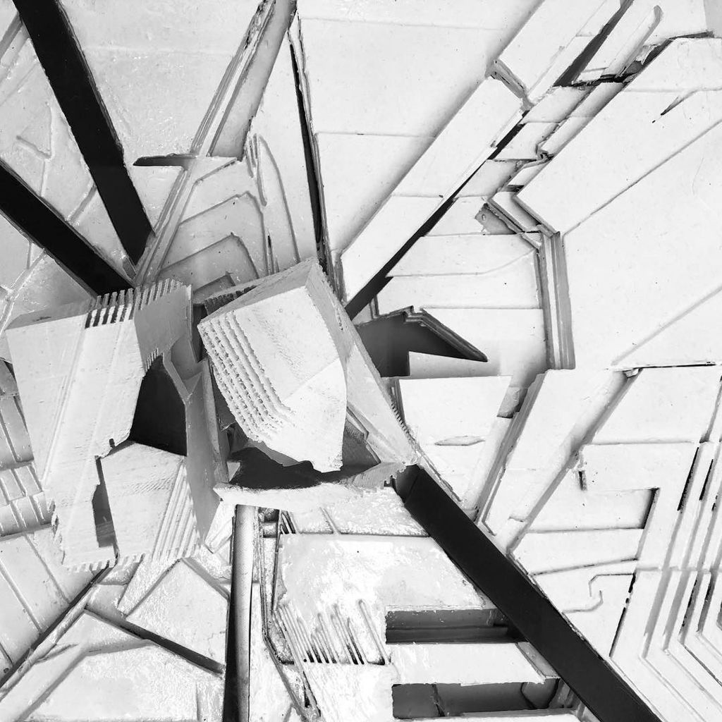 #composite #speculative object #speculative #landscape: #lasertag #model at #prattgaud first semester #architecture.  Instructor: Alexandra Barker.  Coteacher:  Olivia Vien.  Student:  Justin Heu
.
.
.
#architecture #pratt #prattinstitute #3dprinting #la… ift.tt/2jQsblM