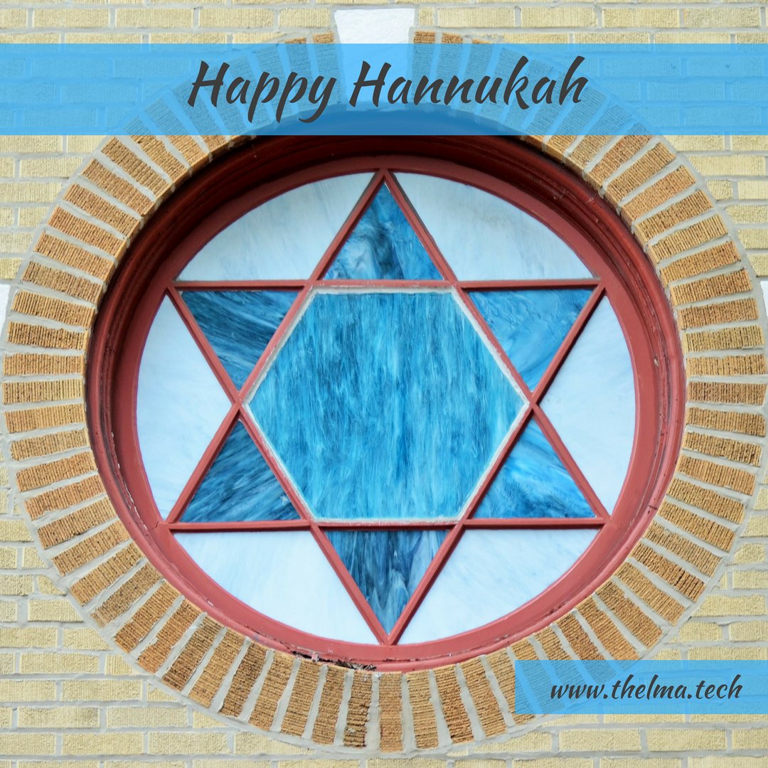 ThelmaTech's tweet image. Happy Hanukkah!  Wishing those who celebrate Hanukkah a very special and joyous holiday.