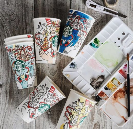 PopDesignMandy's tweet image. Starbucks Hong Kong Instagram Shows You How To Upcycle Its Packaging As Pretty Christmas Décor and Gifts ow.ly/pvJh30h9iqU #WaitTheySellPudding?