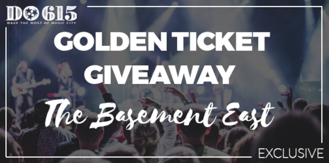 What better way to start the New Year than with a FREE month of shows <a href="/BasementEast/">The Basement East</a>! Win a #GoldenTicket to every show in February here: do615.com/goldenticketba… #Do615