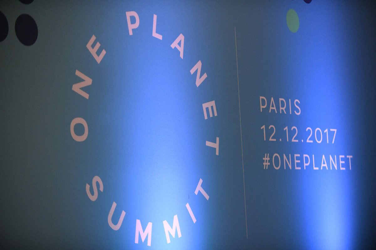 N_Hulot's tweet photo. Premiers résultats concrets du #OnePlanet summit : l’OCDE va développer des outils pour aider à aligner les budgets nationaux avec l’Accord de Paris. La France, le Mexique  et bien d’autres vont s’emparer de ces outils ! https://t.co/Lqy80CBgDR
