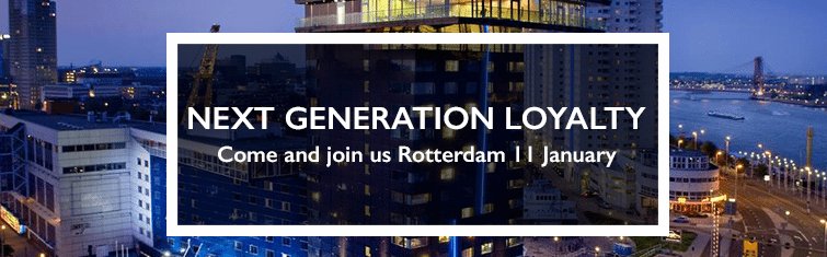gunar2's tweet photo. Inspired by ‘Next Generation Loyalty?’ Join the @IMAEurope Rotterdam Event 11/01/18. Share best practices, specific knowhow and innovative insights with other #Loyalty &amp; #Incentive #marketing professionals. Subscribe now: https://t.co/cbxc1Wbv1G https://t.co/f1jZ5hlf8R