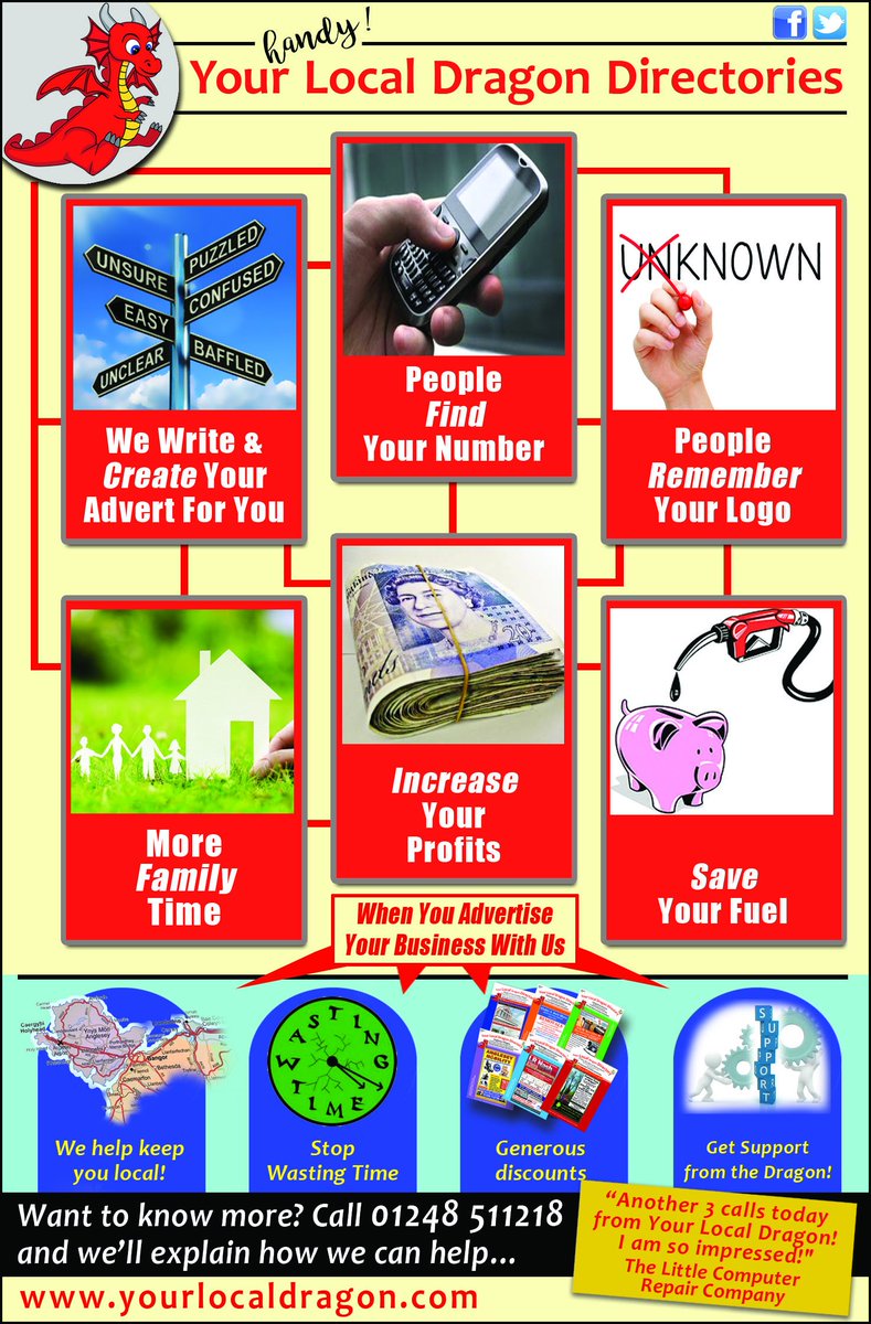 localdragons's tweet photo. @andreamonteith @JPEGdesignprint Why it make sense to advertise with us!
#advertising #value #doortodoor #local #multipleareas #northwales #handy
#YourLocalDragonDirectory https://t.co/As3c0JeuLm