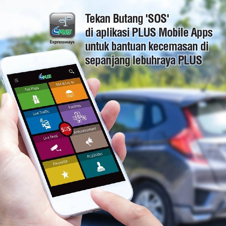 plus2u's tweet photo. For easy emergency help along PLUS Highway, just push the 'SOS' button that can be found in the PLUS Mobile Apps. 

#PLUSMobile #PLUSMalaysia https://t.co/mupo1p2twu