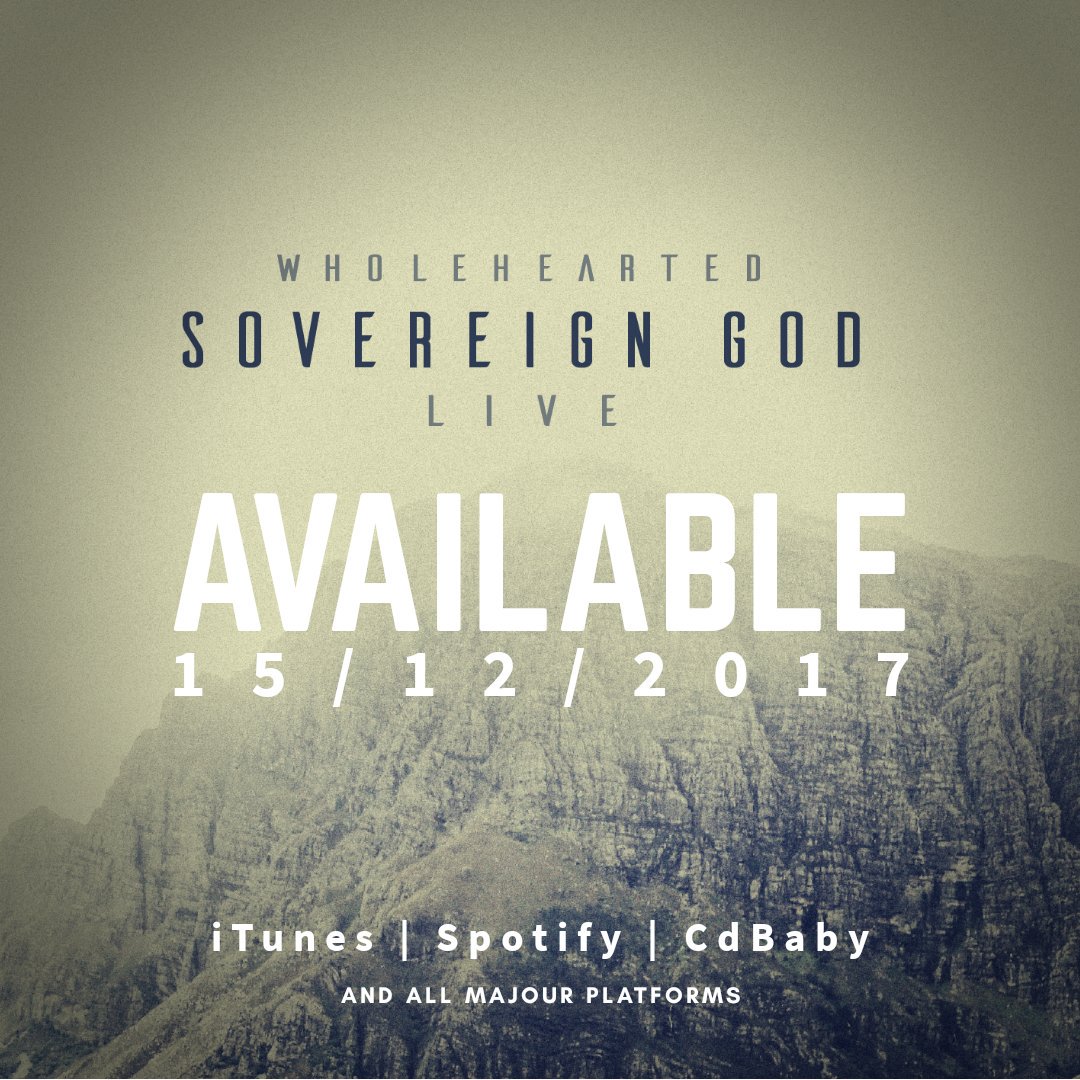 The #SovereignGod album is coming your way THIS #FRIDAY! Available on most digital platforms!! Watch this space! #digitallaunch #itunes #spotify #cdbaby #worship #album #wholehearted