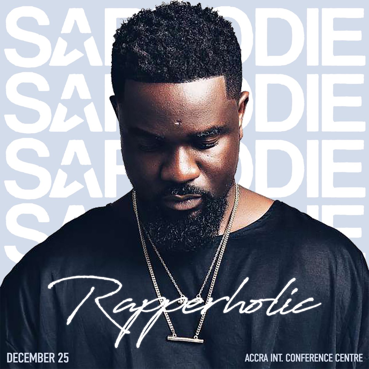 BlackTraceLive's tweet photo. #Rapperholic2017 @sarkodie - December 25 - AICC . #BlackTrace https://t.co/LuWvrKeTOt