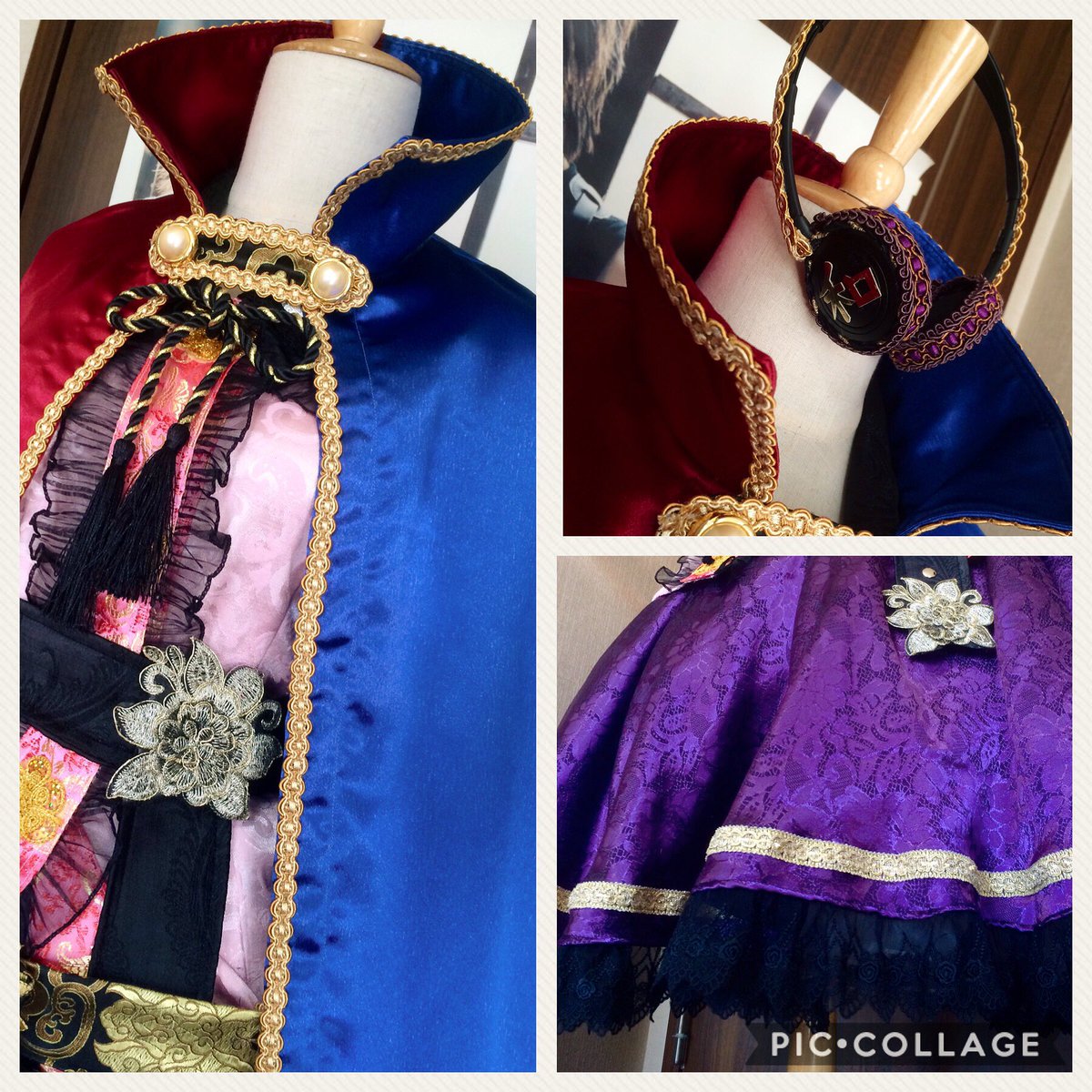 東方Project 豊聡耳神子 お衣装完成致しました。 ベルトは帯剣可能(刀