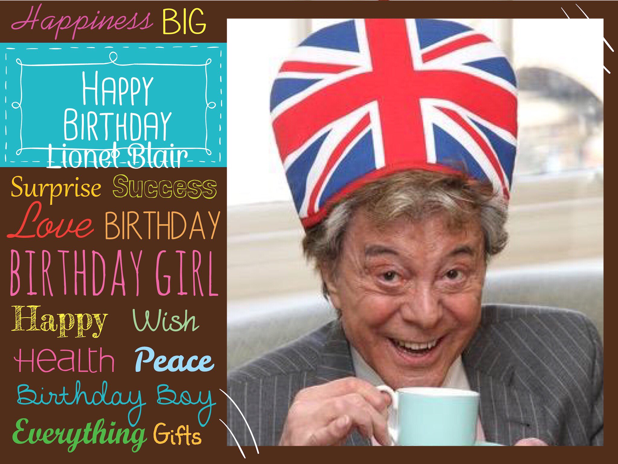 Happy Birthday Lionel Blair, Dan Hawkins, Denise Coffey, Will Carling, Jasper Conran & Sarah Douglas    