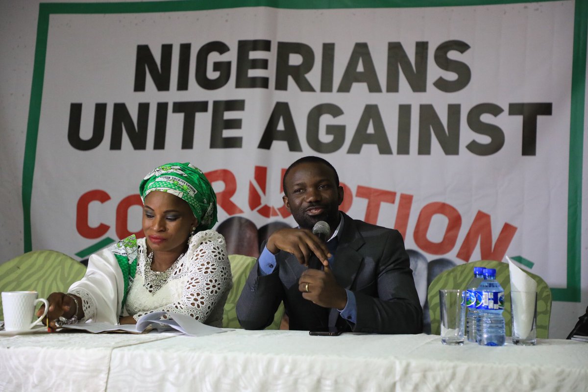 CCSImpact's tweet photo. "We can kill corruption tweet by tweet, post by post" -@OlusegunMedupin of @youthhubafrica #ScrapCorruptionNG https://t.co/y9EUEaEK2L